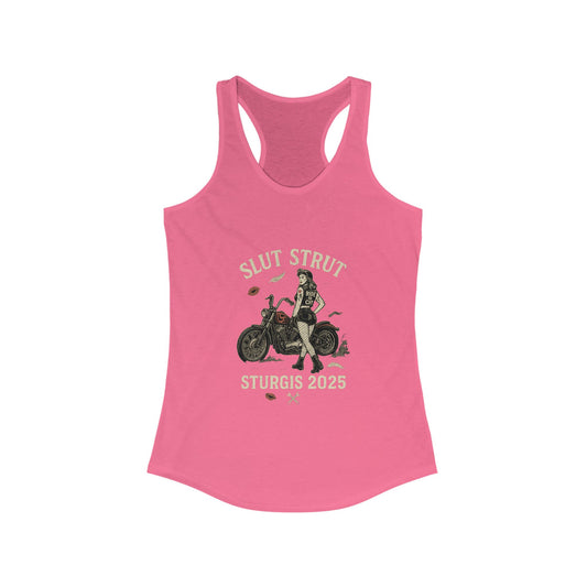 Sturgis Rally Tank Top, Women's Racerback Tee, Biker Lifestyle Shirt, Summer Fashion, Motorcycle Event Wear, Fun Biker Gift